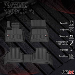 BMW X5 Floor Mat - Omac - Premium TPE - Black - '19-'25